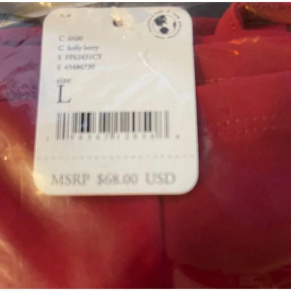 Free People L Crimson Red Sweetheart Neckline Cut-Out Back Body-Con Mini Dress - Picture 6 of 6